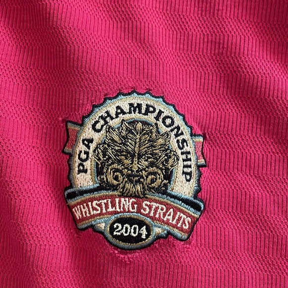 Vintage Nike PGA CHAMPIONSHIPS Red Collared Tee SzXL - Picture 4 of 10